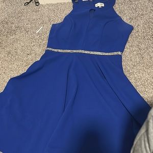 Royal blue short dress